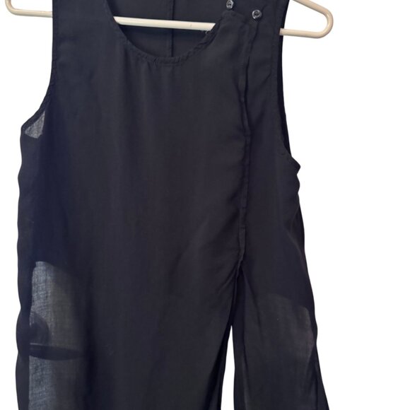 Shaina Mote black layered tank top size L - Picture 4 of 9